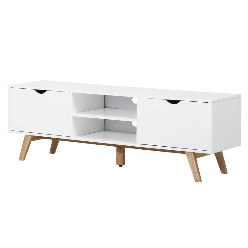 Pending - Aosom TV Stand TV Stand Shelf Media Entertainment Center Modern Living Room Elegent Style - White