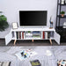 Pending - Aosom TV Stand TV Stand Shelf Media Entertainment Center Modern Living Room Elegent Style - White