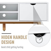 Pending - Aosom TV Stand TV Stand Shelf Media Entertainment Center Modern Living Room Elegent Style - White