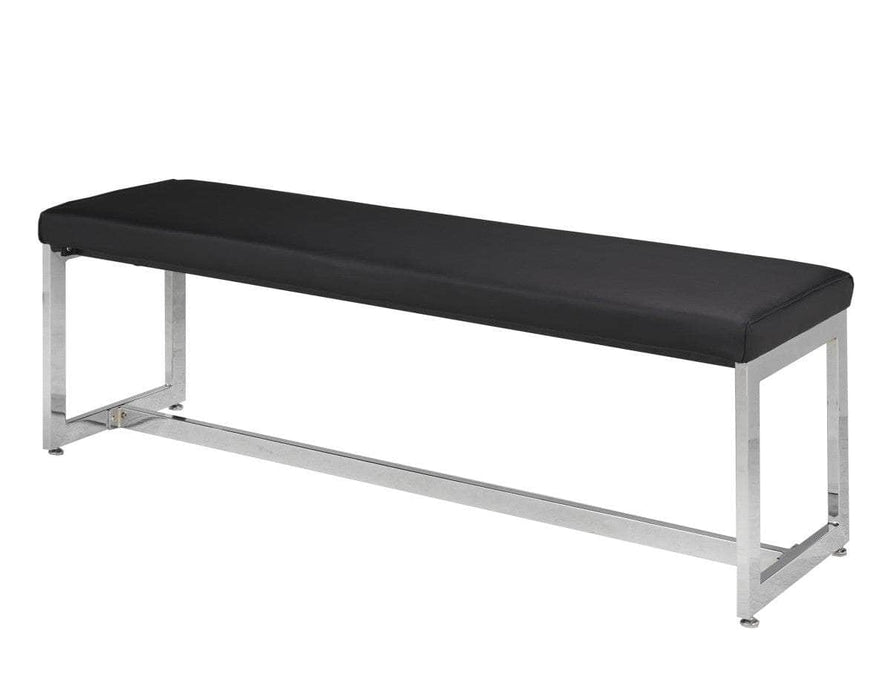 Pending - Brassex Inc. Bench Black & Silver Cheyenne Accent Bench - Available in 3 Colours