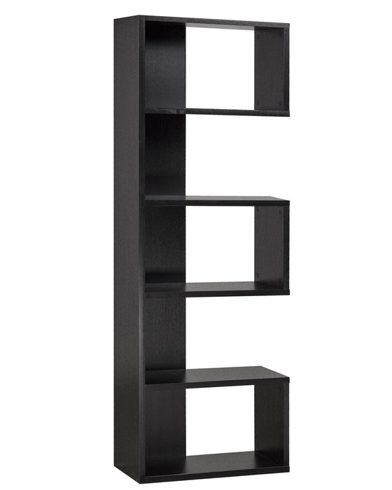 Pending - Brassex Inc. Bookcase Black Multi-Tier Bookcase - Available in 3 Colours