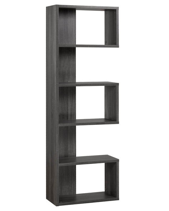Pending - Brassex Inc. Bookcase Grey Multi-Tier Bookcase - Available in 3 Colours