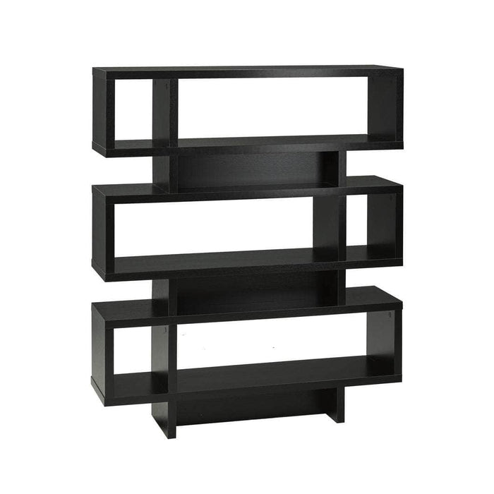 Pending - Brassex Inc. Bookcase Multi-Tier Display Shelf Bookcase in Black