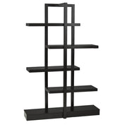Pending - Brassex Inc. Bookcase Multi-Tier Display Shelf Bookcase in Dark Cherry