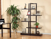 Pending - Brassex Inc. Bookcase Multi-Tier Display Shelf Bookcase in Dark Cherry