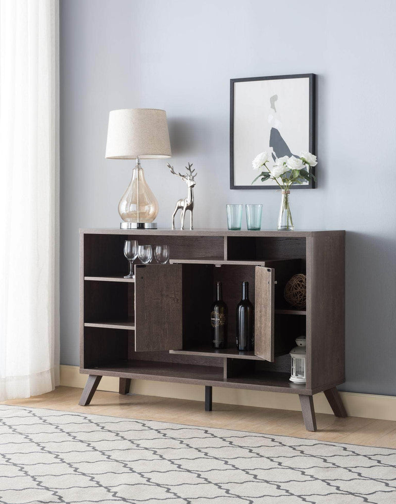 Pending - Brassex Inc. Buffet Multi-Tier Buffett / Server With Storage - Available in 3 Colours