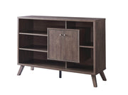 Pending - Brassex Inc. Buffet Walnut Oak Multi-Tier Buffett / Server With Storage - Available in 3 Colours
