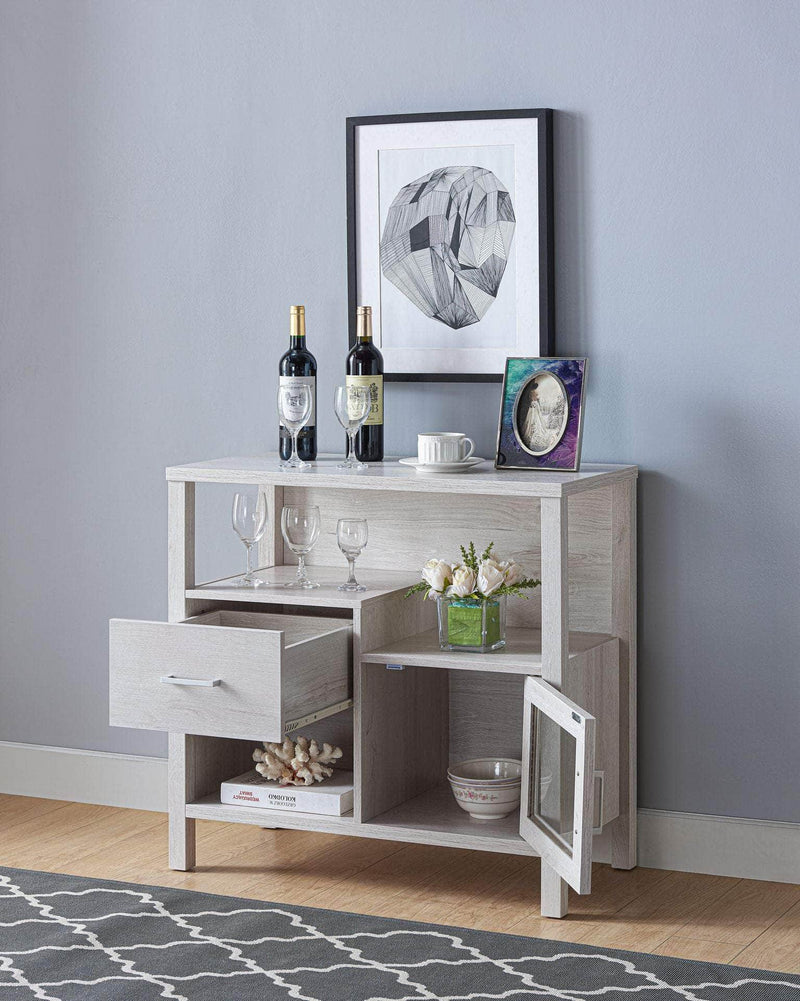 Pending - Brassex Inc. Cabinet Display Storage Entryway Cabinet - Available in 3 Colours