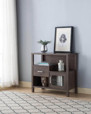 Pending - Brassex Inc. Cabinet Display Storage Entryway Cabinet - Available in 3 Colours