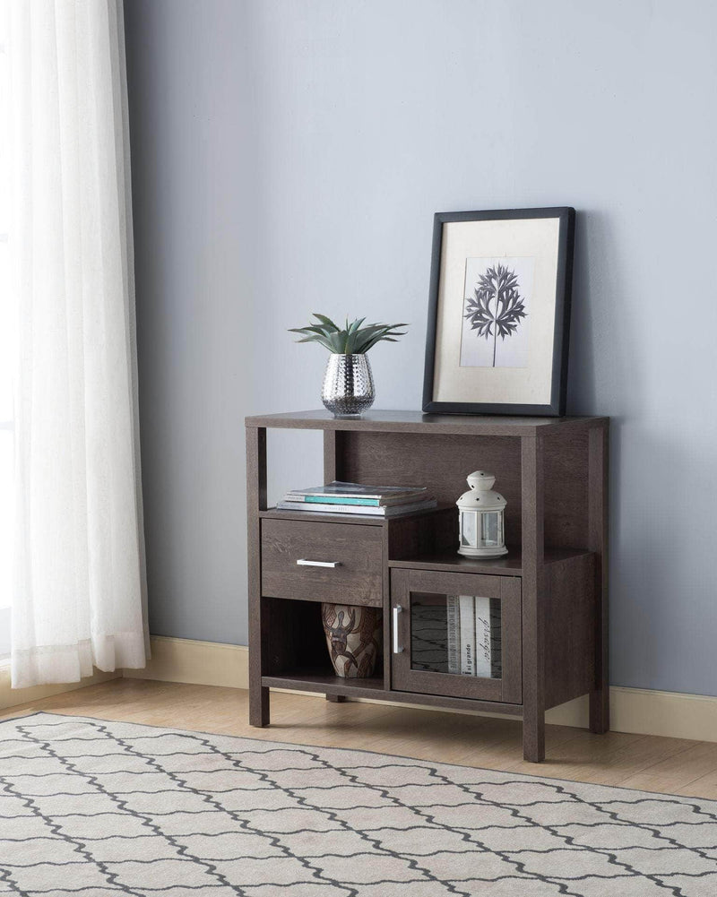 Pending - Brassex Inc. Cabinet Display Storage Entryway Cabinet - Available in 3 Colours