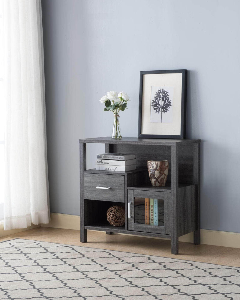 Pending - Brassex Inc. Cabinet Display Storage Entryway Cabinet - Available in 3 Colours