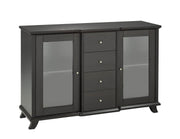 Pending - Brassex Inc. Cabinet Elijah Storage Cabinet in Dark Cherry