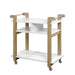 Pending - Brassex Inc. Cart Multi-Tier Kitchen Cart in White