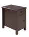 Pending - Brassex Inc. End Table Dark Cherry Telephone Stand With Storage - Available in 2 Colours