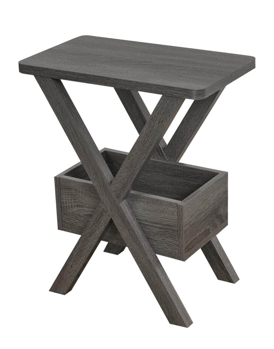 Pending - Brassex Inc. End Table Grey Axel Accent Table - Available in 3 Colours