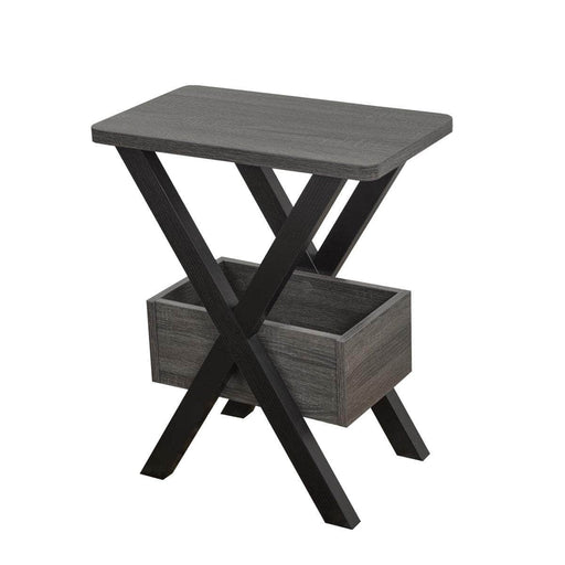 Pending - Brassex Inc. End Table Grey & Black Axel Accent Table - Available in 3 Colours