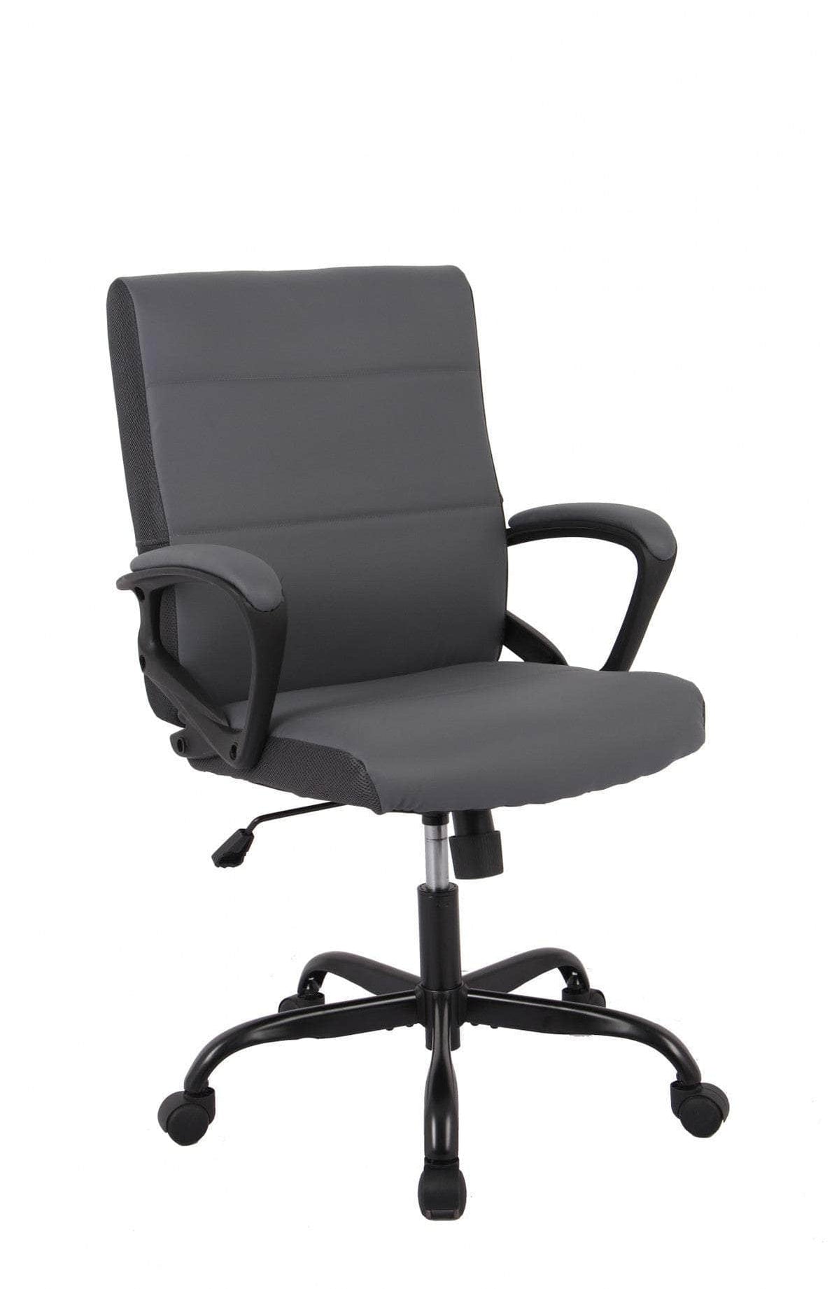 Brassex Inc. Adjustable Height Upholstered Office Chair — Wholesale