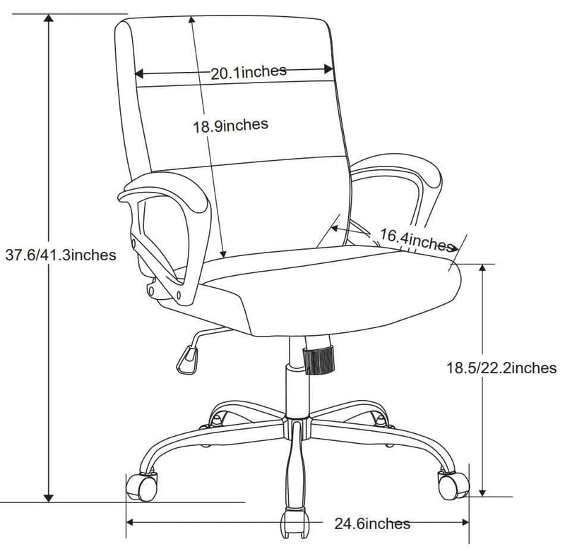 Pending - Brassex Inc. Office Chair Office Chair - Available in 2 Colours