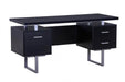 Pending - Brassex Inc. Office Desk Black Alero Desk - Available in 2 Colours