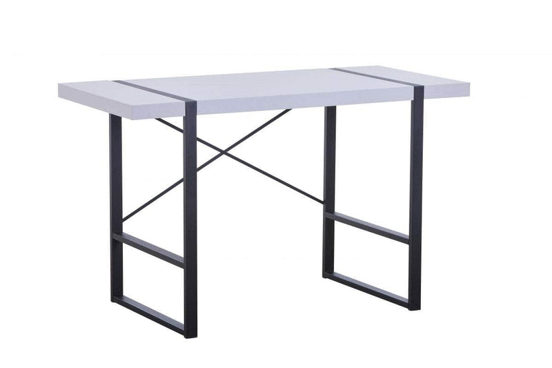 Pending - Brassex Inc. Office Desk White Alexis Desk - Available in 2 Colours