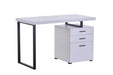 Pending - Brassex Inc. Office Desk White Verona Desk - Available in 2 Colours
