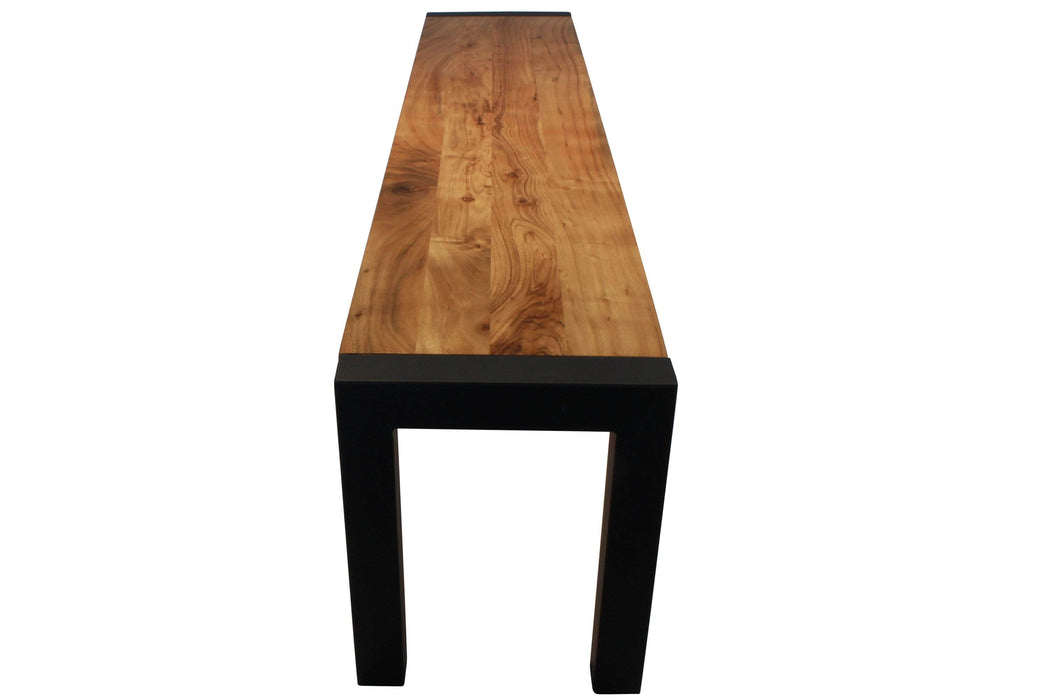  Corcoran Bench 70'' Dining Bench with Black Legs  - Available with 3 Wood Types