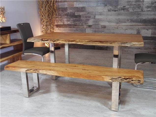 Pending - Corcoran Bench Live Edge Acacia Bench L 72" - Available with 6 Leg Styles