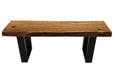 Pending - Corcoran Bench ZZZZX No Pics - Live Edge Acacia Bench L 48" - Available with 6 Leg Styles