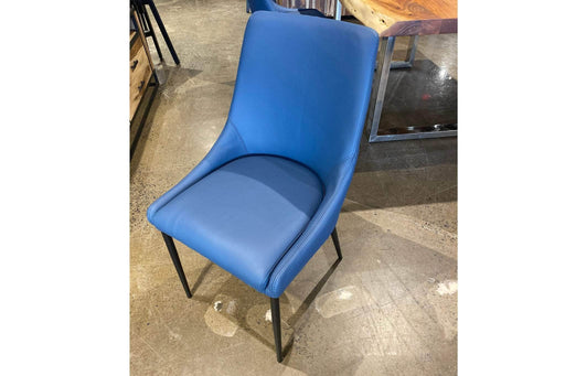Corcoran Chair Blue Leather Chairs (Set of 2) - Available in 3 Colours