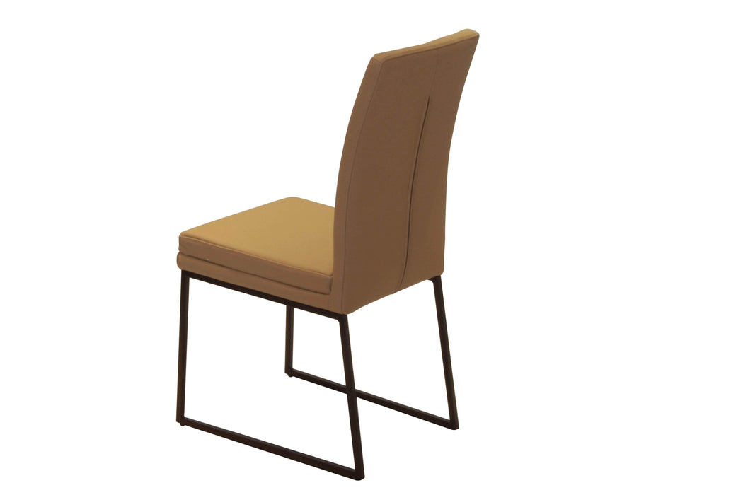 Corcoran Chair Moka Moka Leather Chairs (Set of 2)