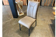  Corcoran Chair Taupe Leather Chairs (Set of 2) - Available in 4 Colours