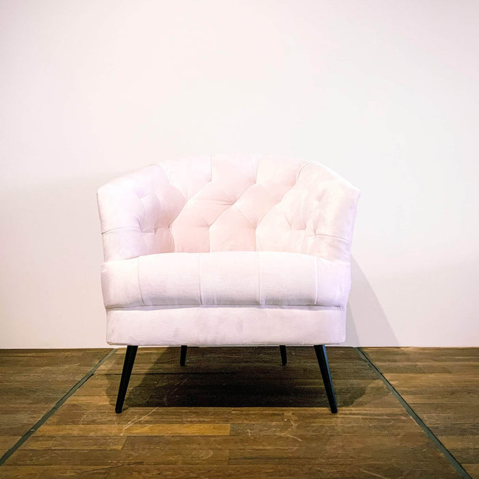  Corcoran Sofa Chair Pink Accent Sofa Chair Made In Velvet