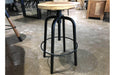  Corcoran Stool Adjustable Round Stool - Available with 2 Wood Types