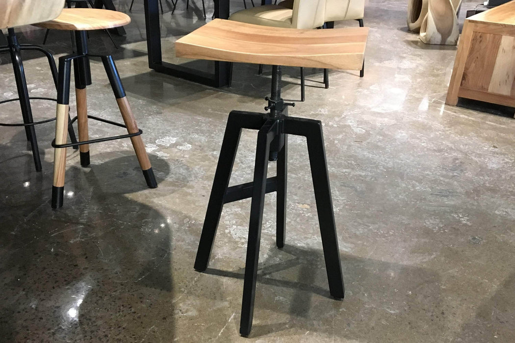  Corcoran Stool Adjustable Stool - Available with 2 Wood Types