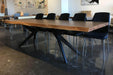  Corcoran Table 108" Live Edge Acacia Table - Available with 7 Leg Styles