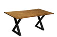  Corcoran Table 67" Live Edge Acacia Table - Available with 4 Leg Styles