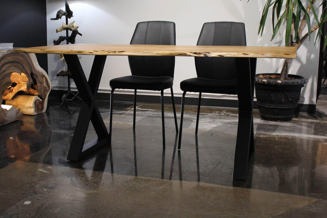  Corcoran Table 67" Live Edge Acacia Table - Available with 4 Leg Styles