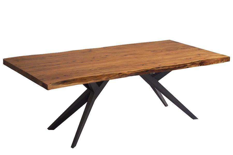  Corcoran Table Airloft Legs 96" Live Edge Acacia Table - Available with 8 Leg Styles