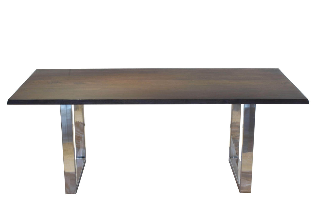  Corcoran Table Dark Acacia 80'' Dining Table - Available with 4 Leg Styles