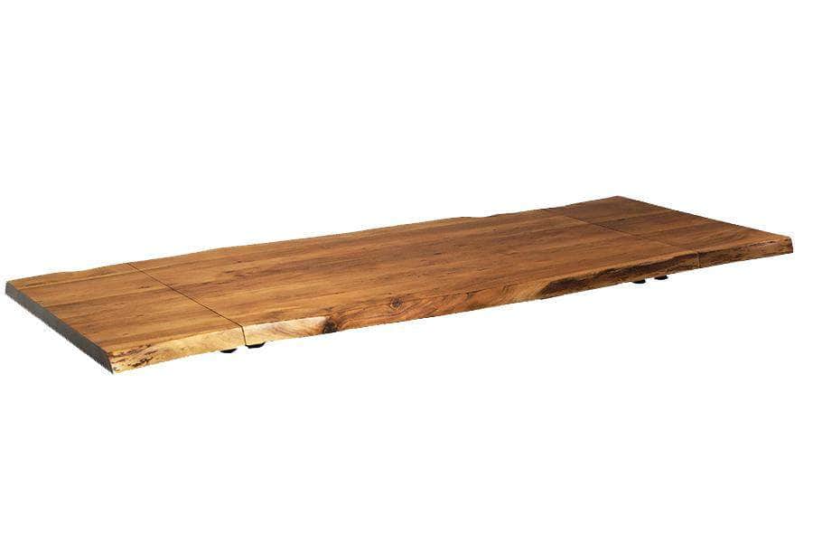  Corcoran Table Extendable Live Edge Acacia Table L 64" (96") - Available with 6 Leg Styles