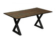  Corcoran Table Grey Sheesham 67" Live Edge Acacia Table - Available with 4 Wood Types