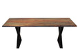  Corcoran Table Grey Sheesham 80'' Dining Table - Available with 4 Leg Styles