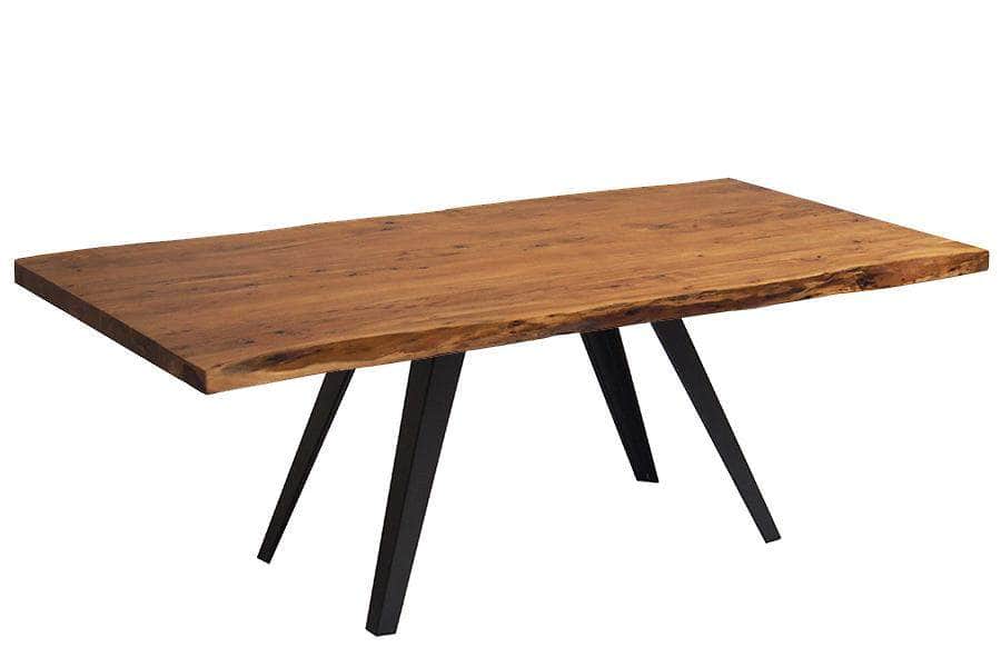  Corcoran Table Rocket Legs 96" Live Edge Acacia Table - Available with 8 Leg Styles
