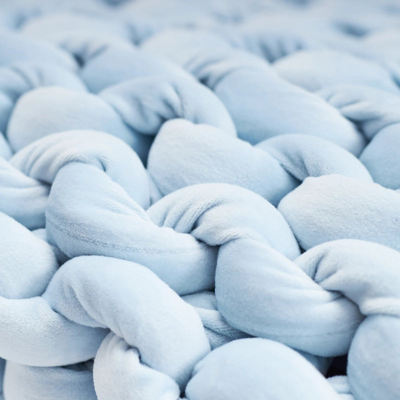 Pending - Hush Blankets Blanket Minky Velour / Light Blue Hush Knit Weighted Blanket - Available in 2 Materials and 7 Colours