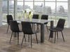 Pending - IFDC Black 7 Piece Dining Set - Available in 2 Colours