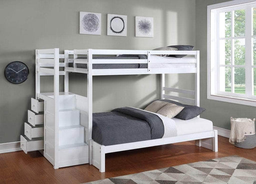 Pending - IFDC Convertible Bunk Bed in White
