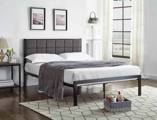 Pending - IFDC Fabric and Metal Platform Bed - Available in 3 Sizes