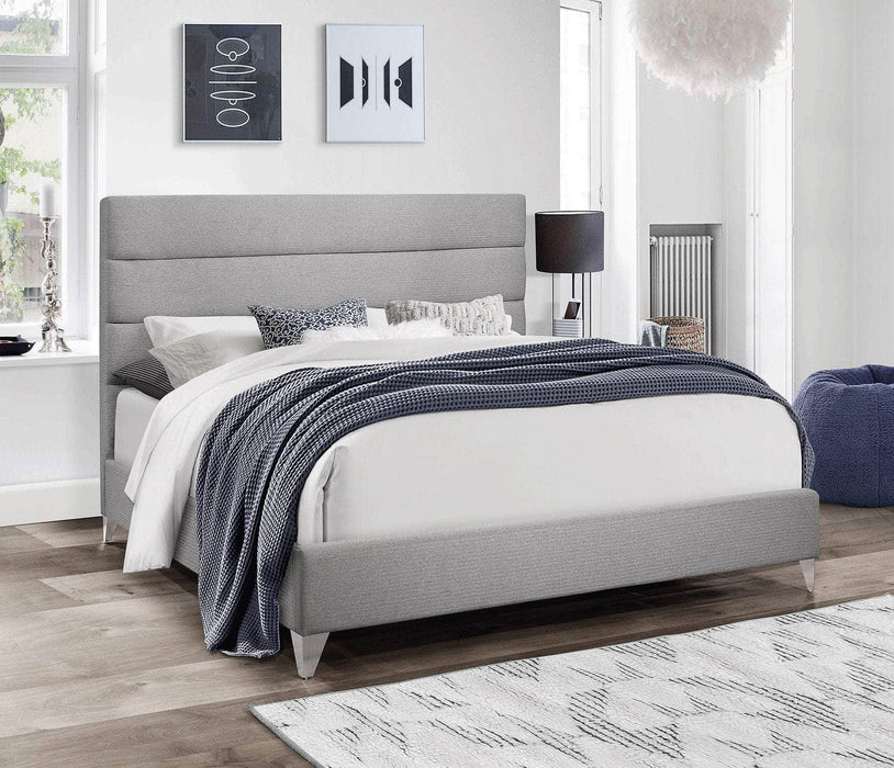 Pending - IFDC Fabric Platform Bed - Available in 2 Sizes