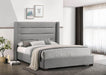 Pending - IFDC Fabric Wing Platform Bed - Available in 2 Sizes