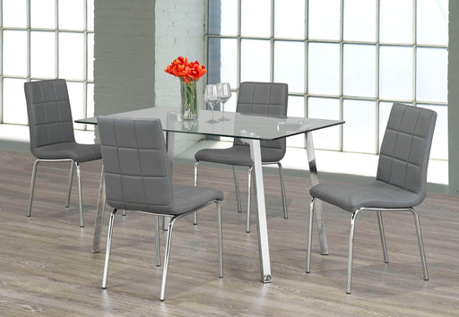 Pending - IFDC Grey 5 Piece Dining Set - Available in 2 Colours